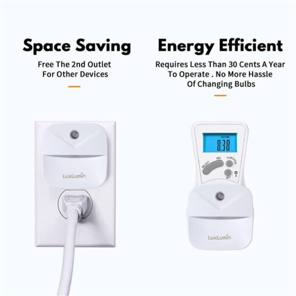 LED Night Light, Night Lights Plug into Wall with Dusk-to-Dawn Sensor for Kids - Picture 5 of 7